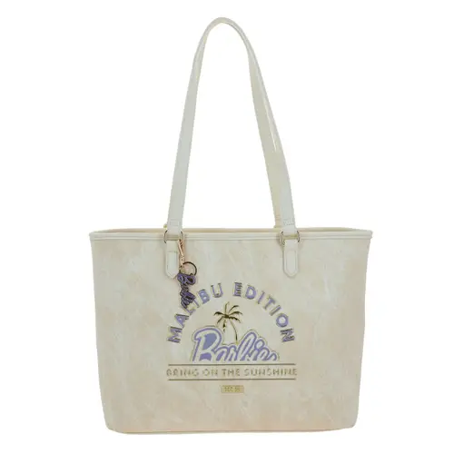 Bolsa grande para dama Barbie by Chenson Amarillo con compartimentos 1