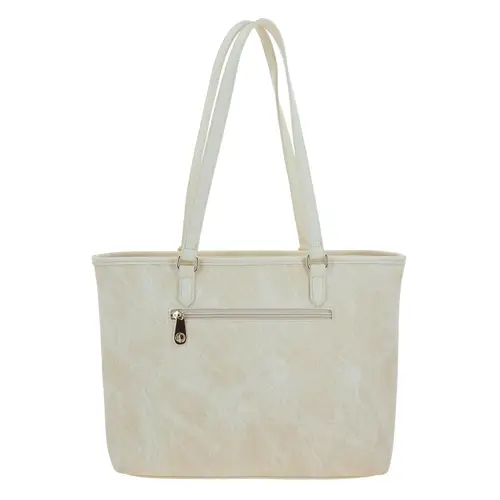 Bolsa grande para dama Barbie by Chenson Amarillo con compartimentos 4