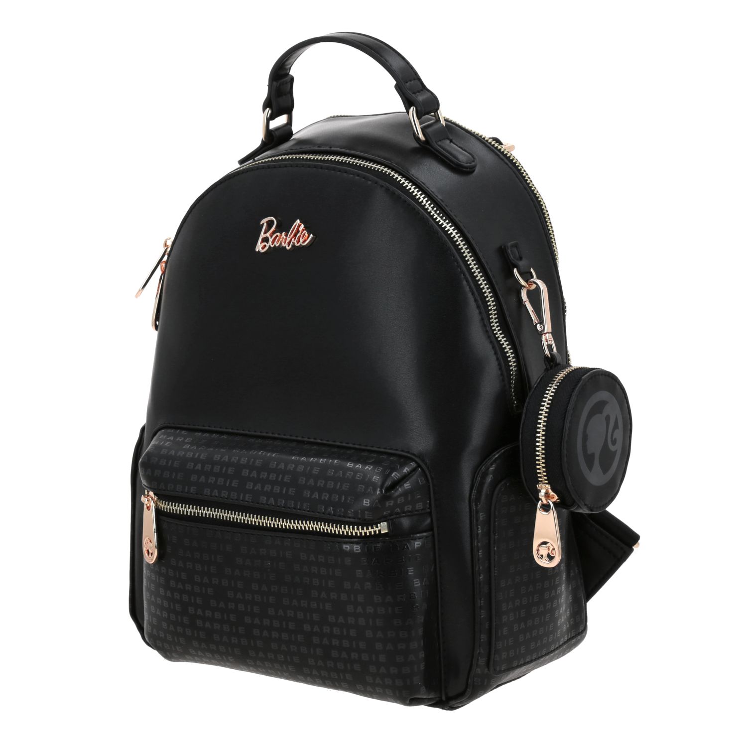 Mochila para dama Barbie by Chenson negra con estilo y funcionalidad 2