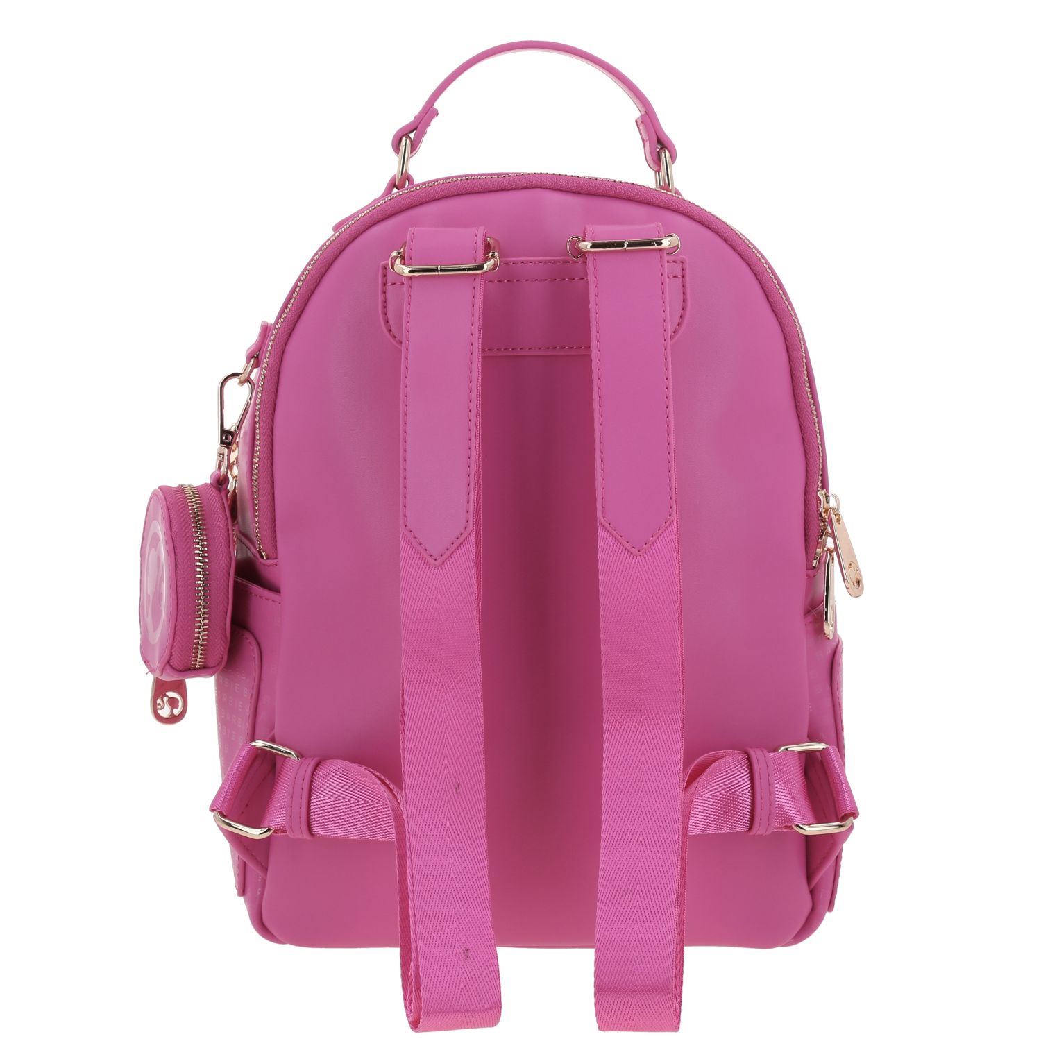 Mochila casual para dama Barbie by Chenson rosa con doble compartimento 4