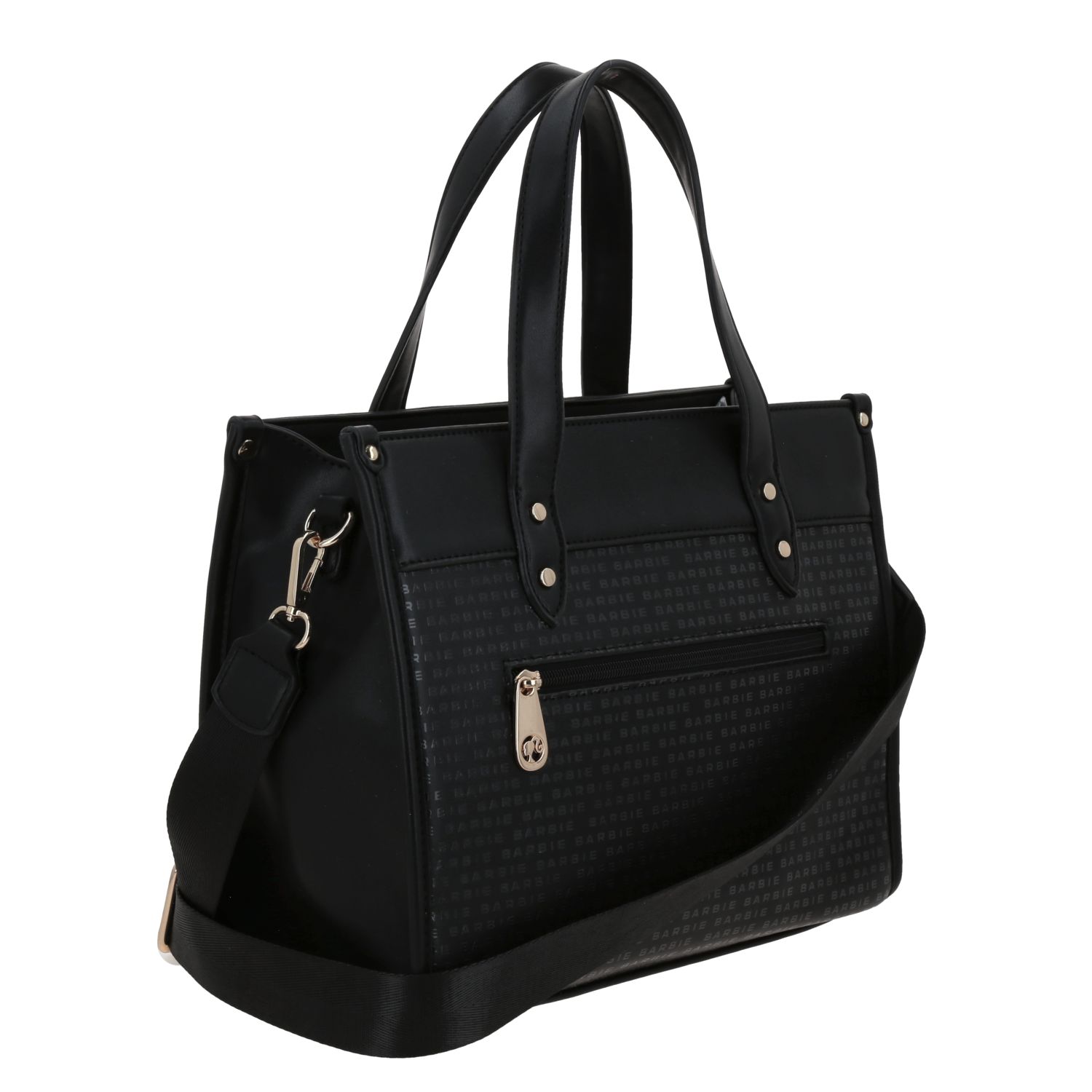 Bolsa de Mano para Dama Barbie by Chenson Color Negro con Estilo Moderno 3