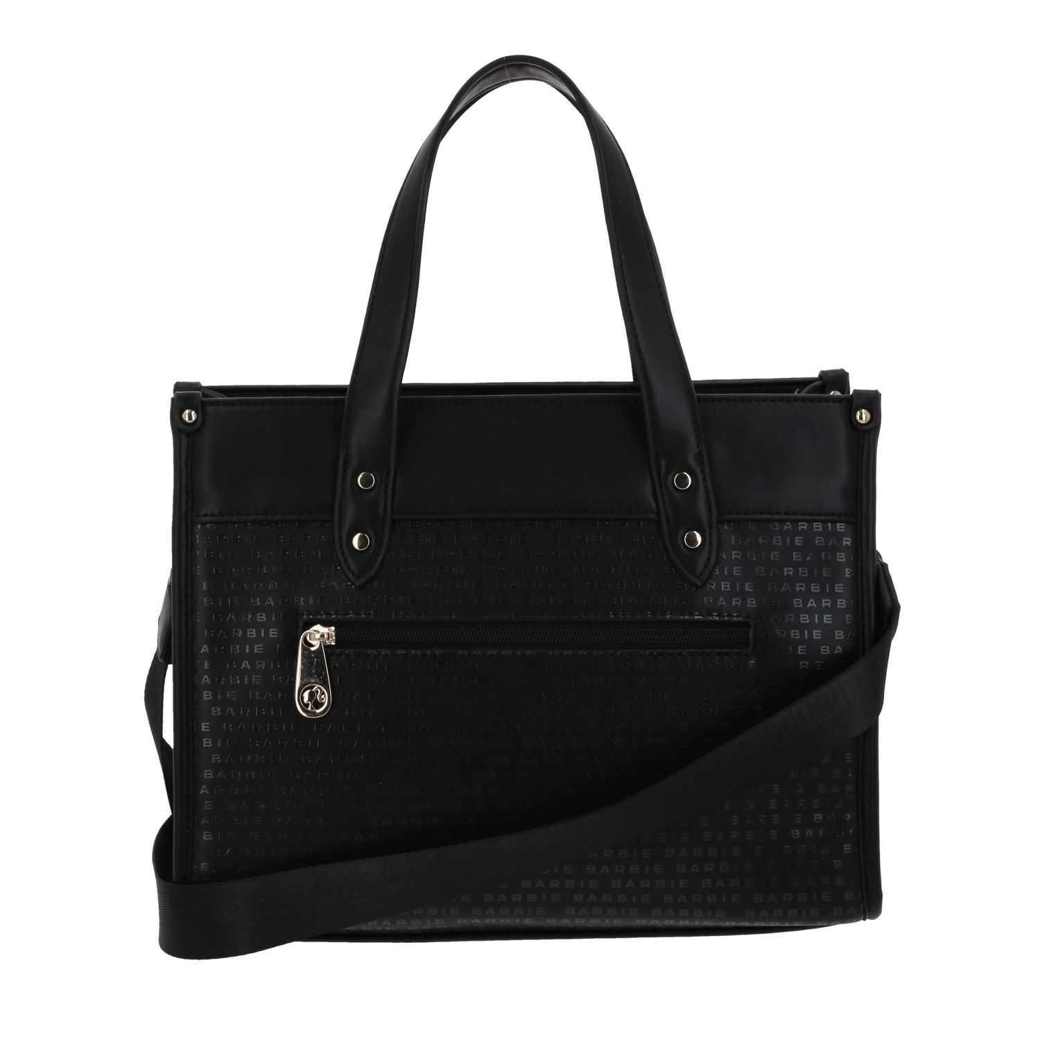 Bolsa de Mano para Dama Barbie by Chenson Color Negro con Estilo Moderno 4