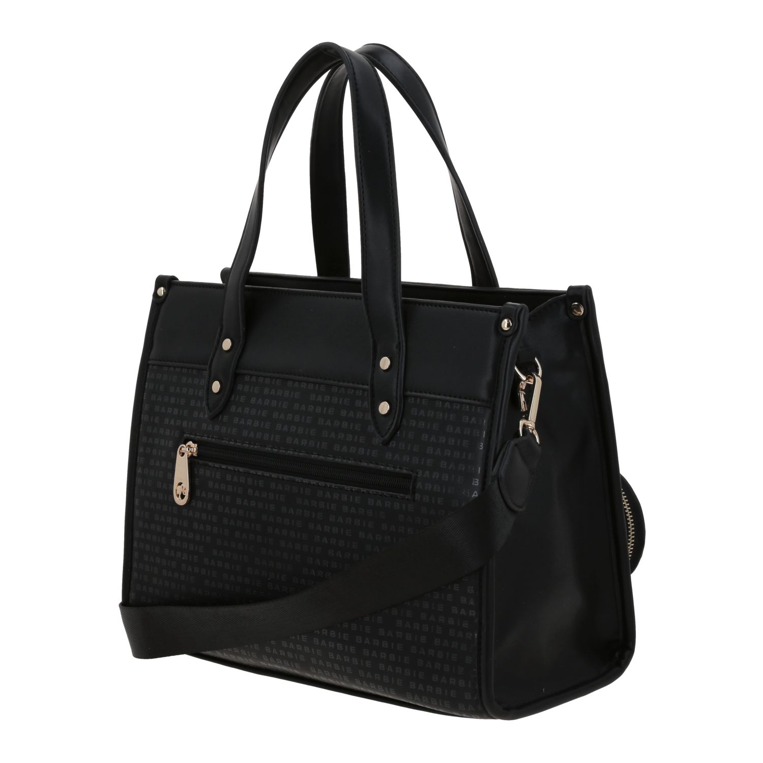 Bolsa de Mano para Dama Barbie by Chenson Color Negro con Estilo Moderno 5