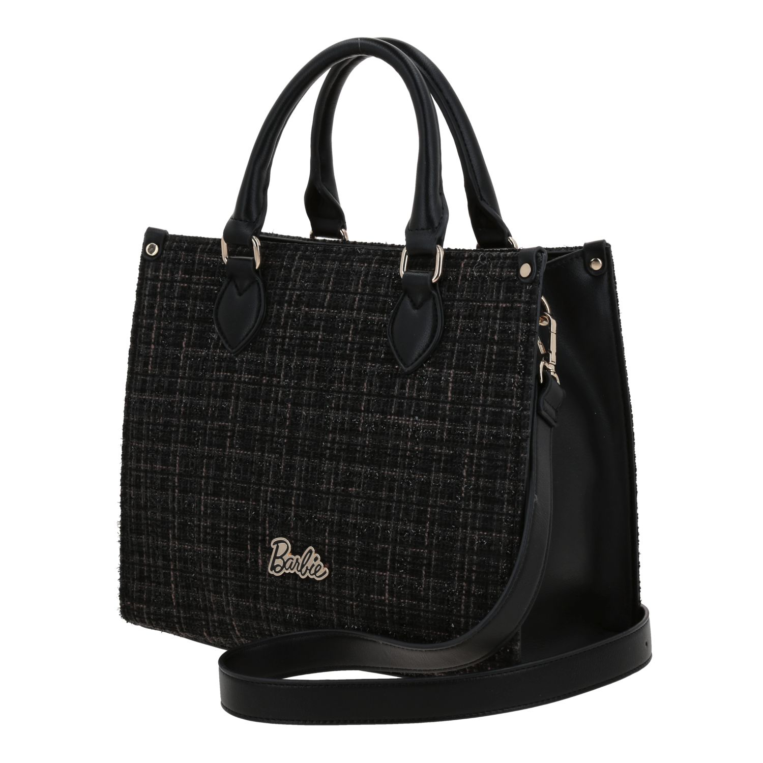 Bolsa de Mano para Dama Barbie by Chenson Negro Estilo y Funcionalidad 2