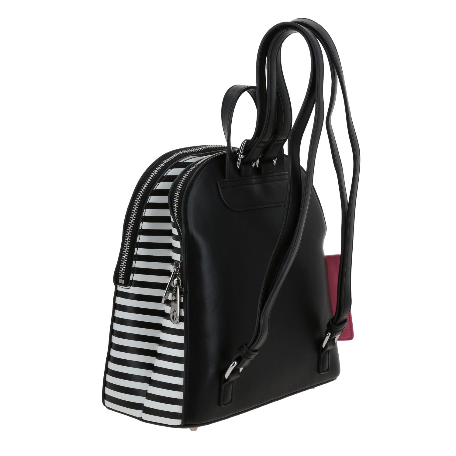 Mochila casual para dama Barbie by Chenson negra con doble compartimento 3