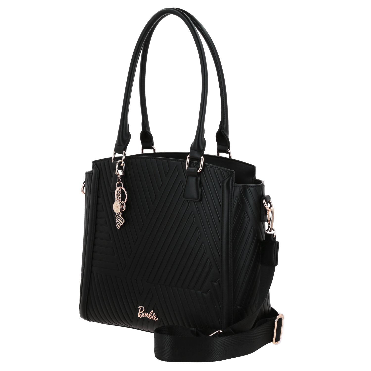 Bolsa Grande Barbie by Chenson Negro - Tote para Dama 2