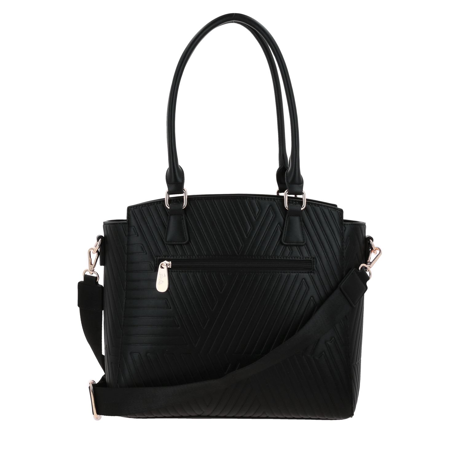 Bolsa Grande Barbie by Chenson Negro - Tote para Dama 4