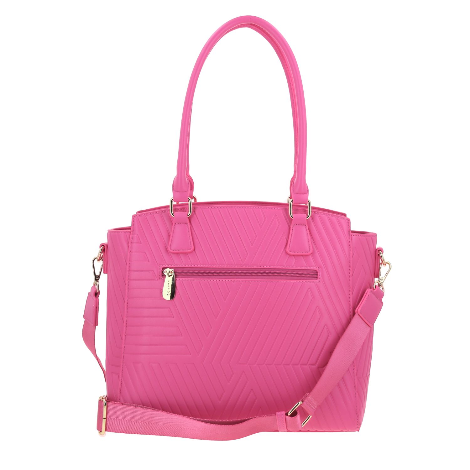 Bolsa Grande Rosa Barbie by Chenson para Dama - Tote Casual 4