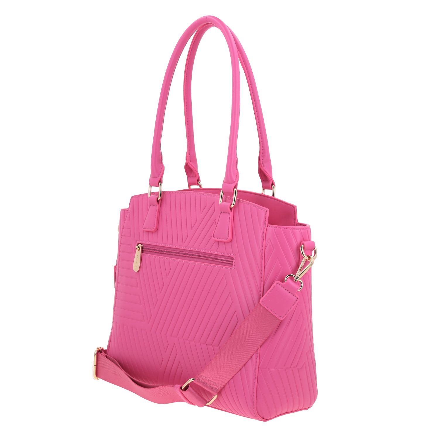 Bolsa Grande Rosa Barbie by Chenson para Dama - Tote Casual 5