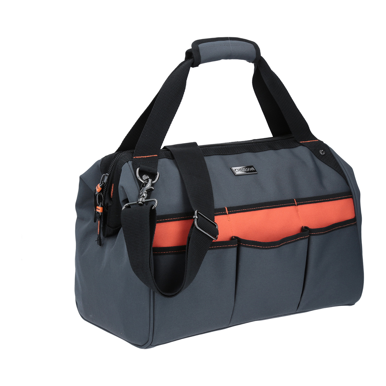 Porta Herramientas Chenson Clásico gris con organizadores externos - vista 2