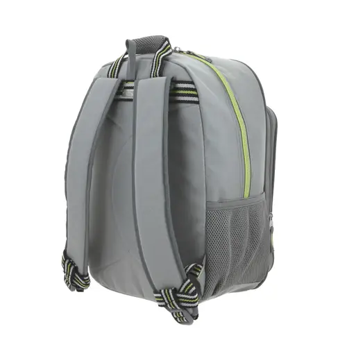 Mochila escolar Chenson Clásico Gris con amplio compartimento 5