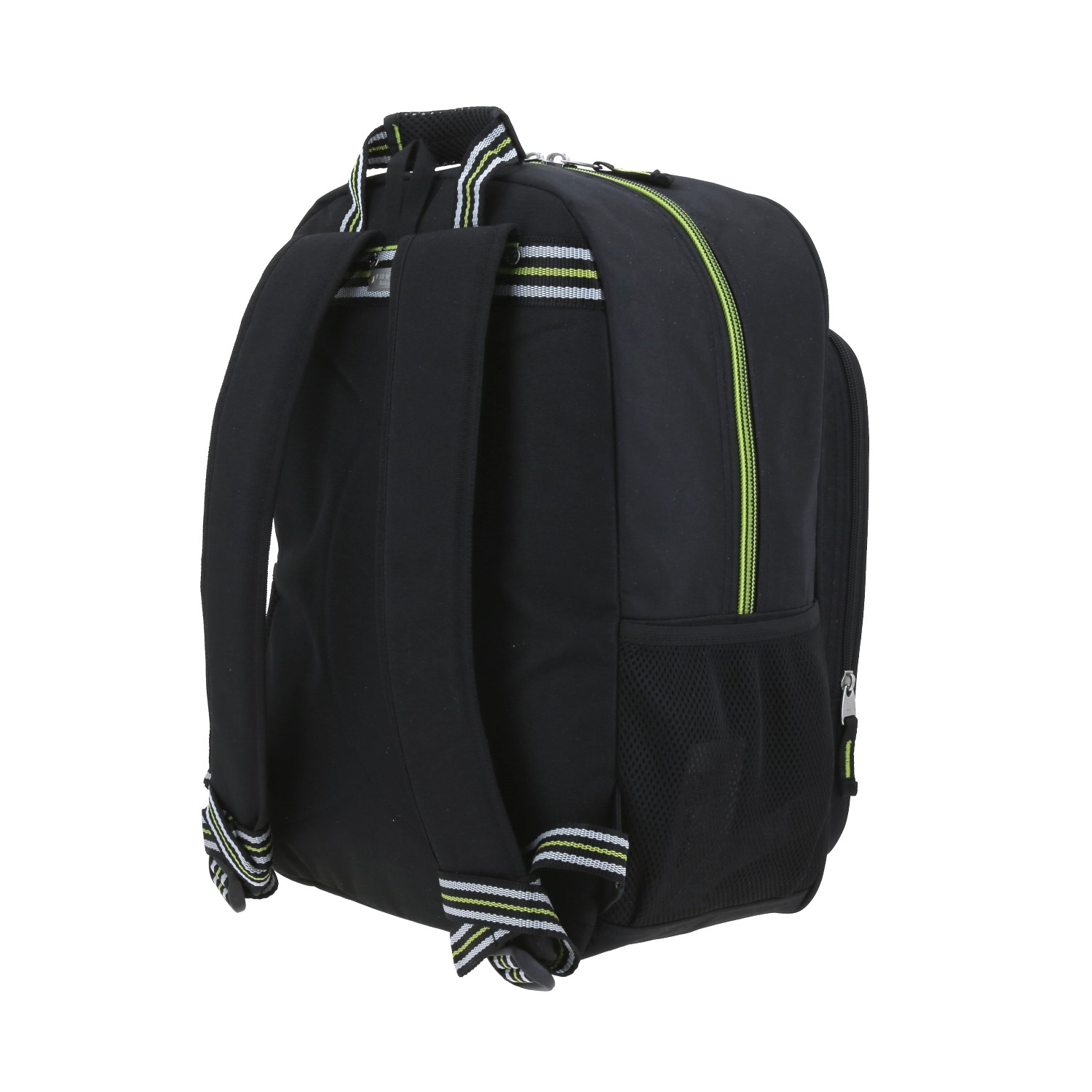 Mochila escolar Chenson Clásico negra con diseño funcional y amplio espacio 5