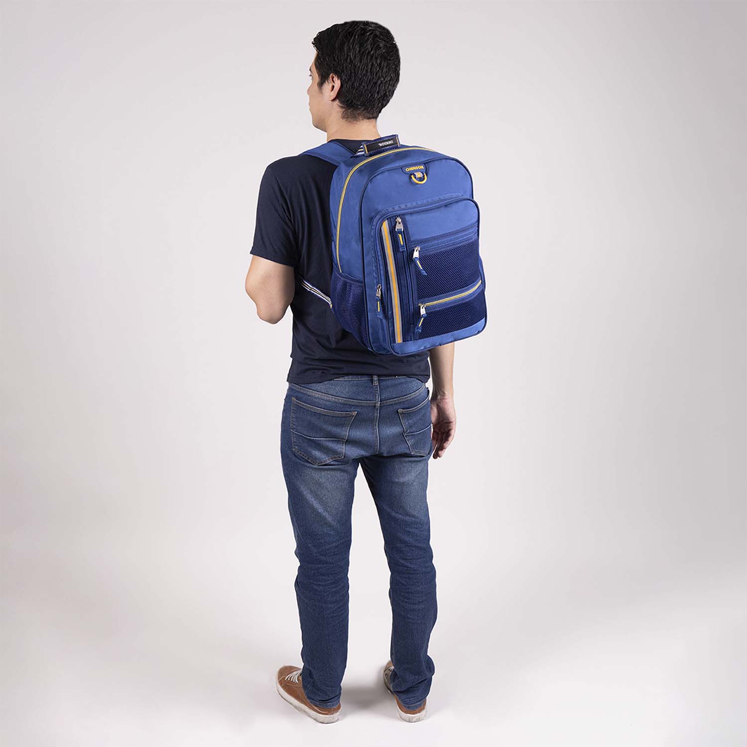 Mochila escolar Chenson Clásico azul con amplio compartimento - vista 2