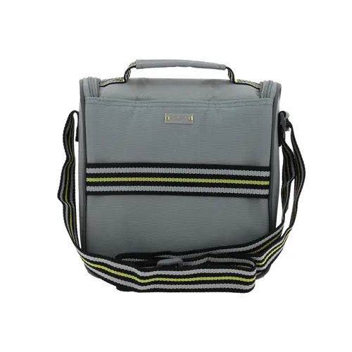 Lonchera escolar térmica Chenson Clásico gris con diseño práctico 4