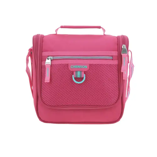 Lonchera escolar térmica Chenson Clásico rosa con diseño práctico