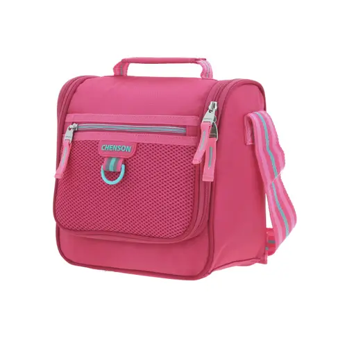 Lonchera escolar térmica Chenson Clásico rosa con diseño práctico - vista 2