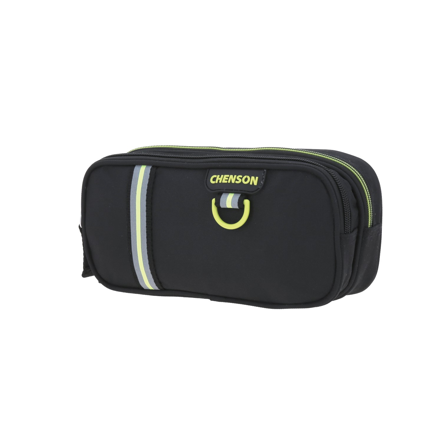 Lapicera Chenson Clásico Negro con Doble Compartimento para Secundaria 2