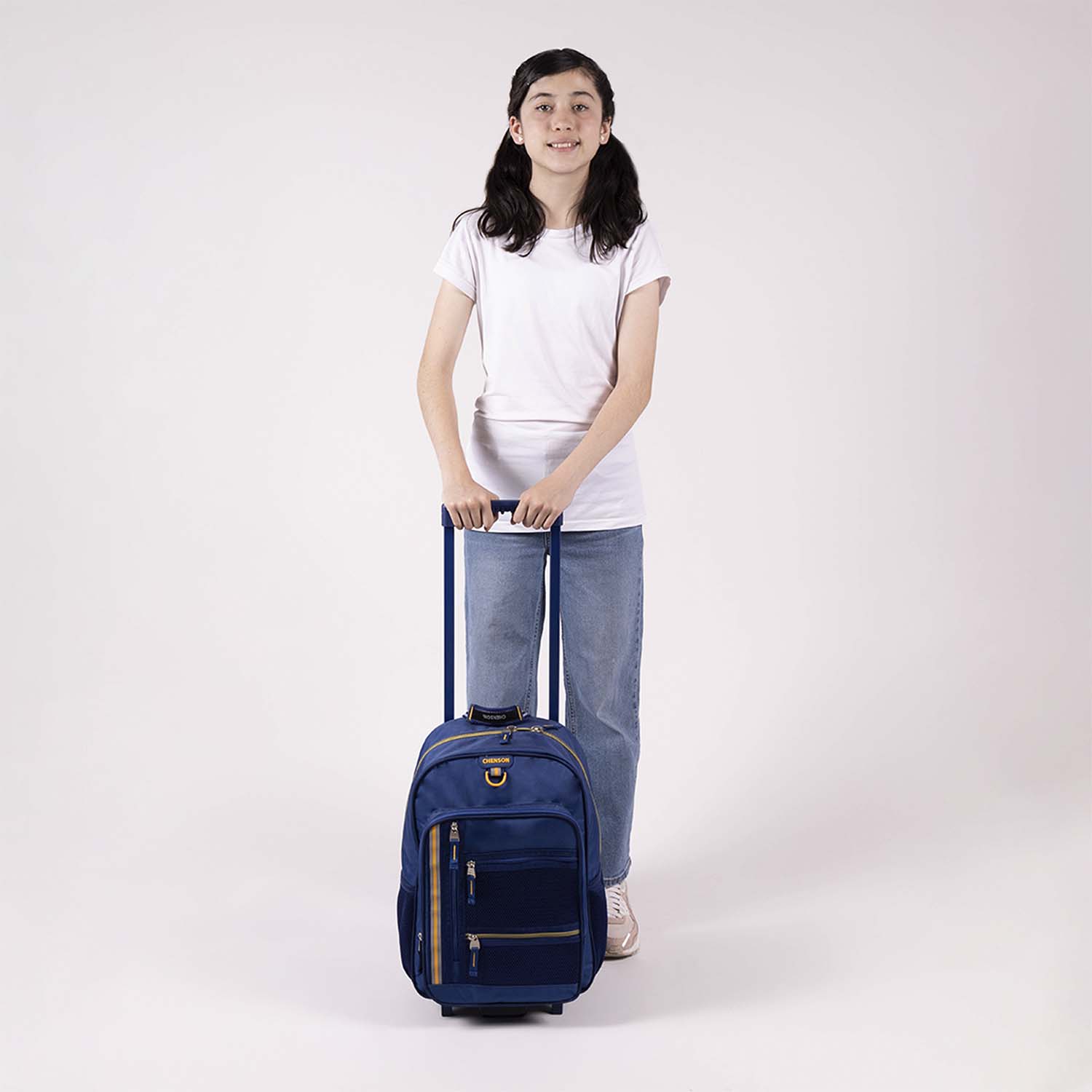 Mochila con Ruedas Chenson Clásico Azul para Primaria - Diseño y Calidad - vista 2