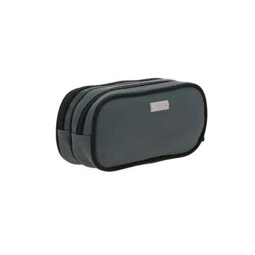 Lapicera escolar Chenson Clásico gris con doble compartimento - Modelo CH70774 3