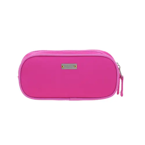 Lapicera escolar fucsia Chenson Clásico con doble compartimento 4