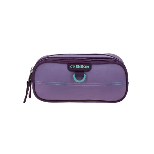 Lapicera escolar Chenson Clásico violeta con doble compartimento