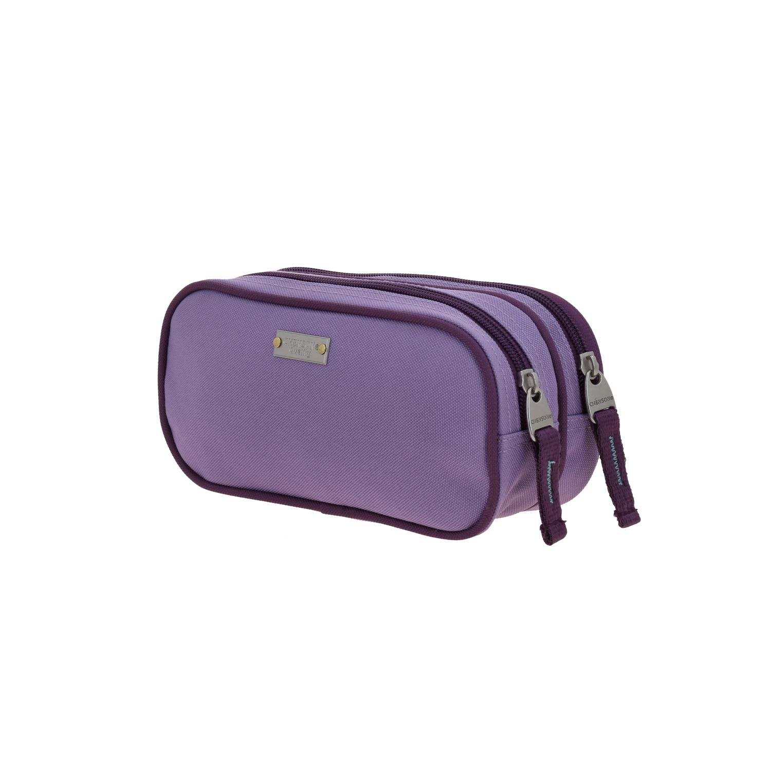 Lapicera escolar Chenson Clásico violeta con doble compartimento 5