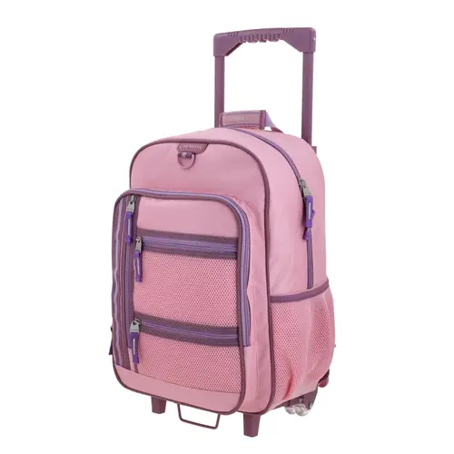 Mochila con Ruedas Rosa Chenson Clásico - Escolar Resistente - vista 2