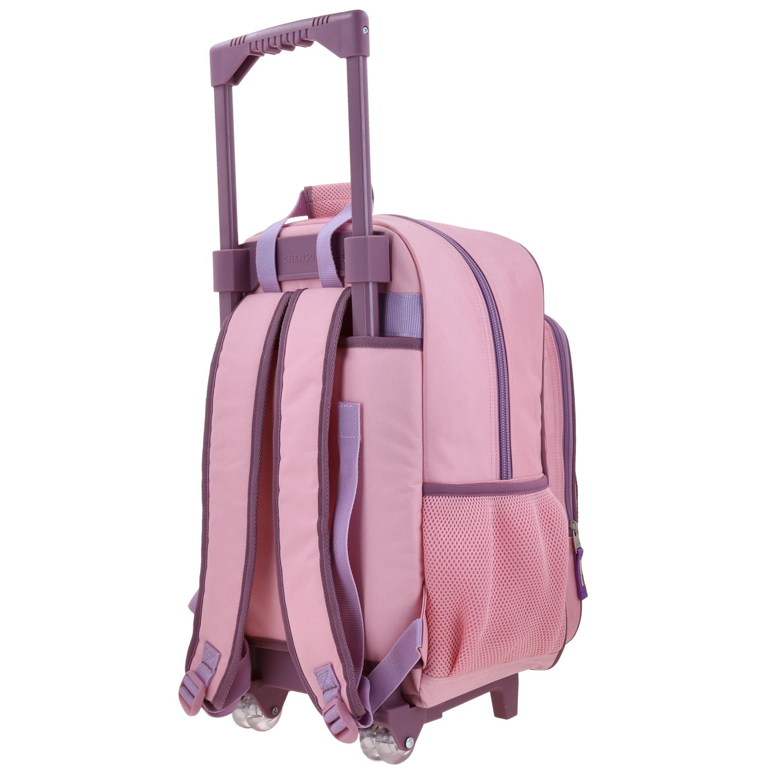 Mochila con Ruedas Rosa Chenson Clásico - Escolar Resistente 5