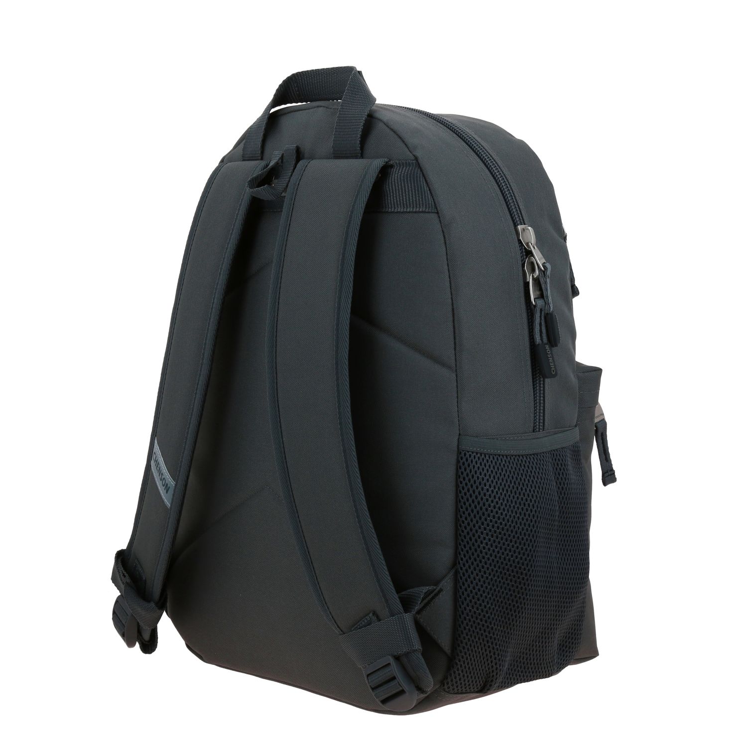 Mochila Chenson Clásico Gris | Backpack Resistente Escolar 5