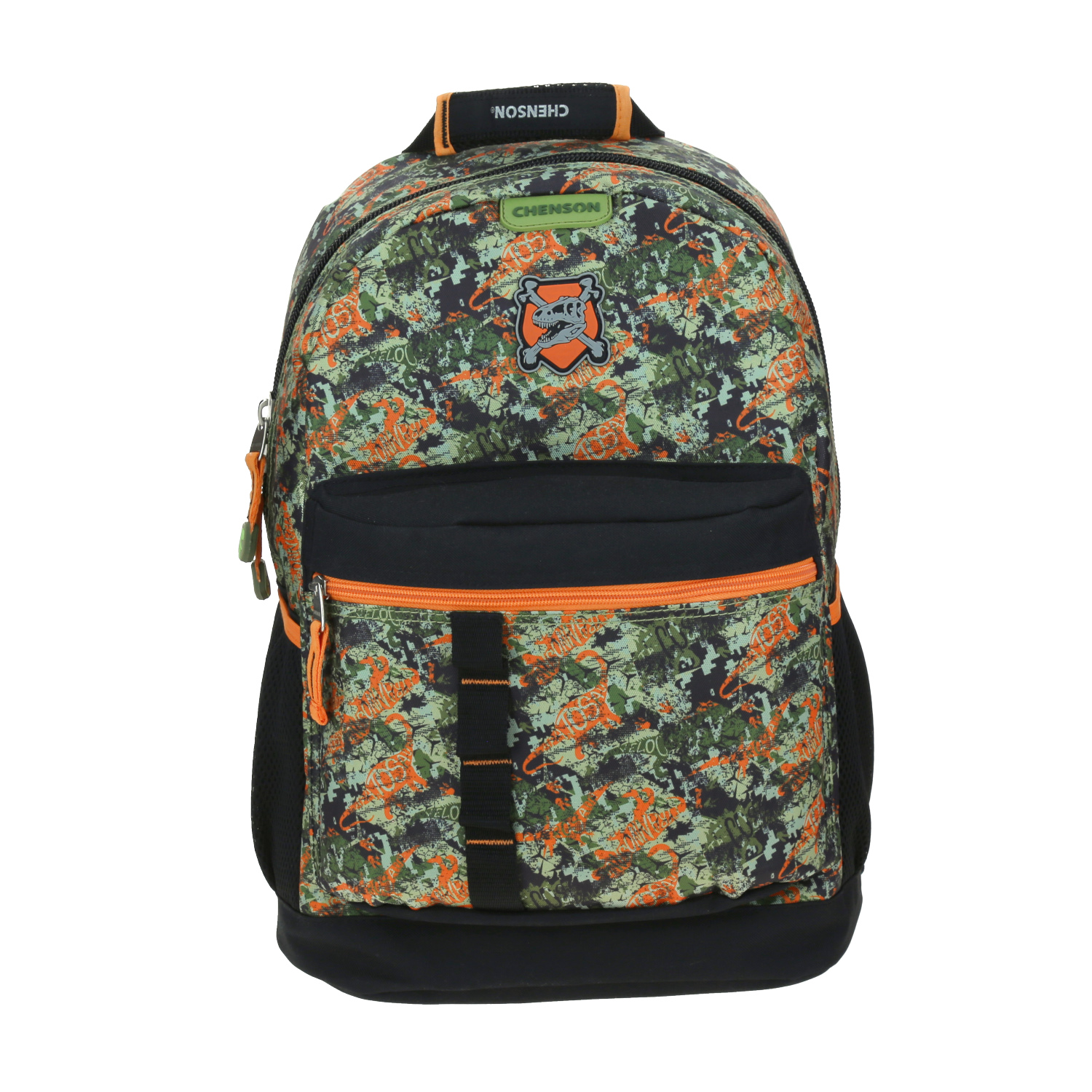 Mochila escolar Chenson Original verde con amplio compartimento