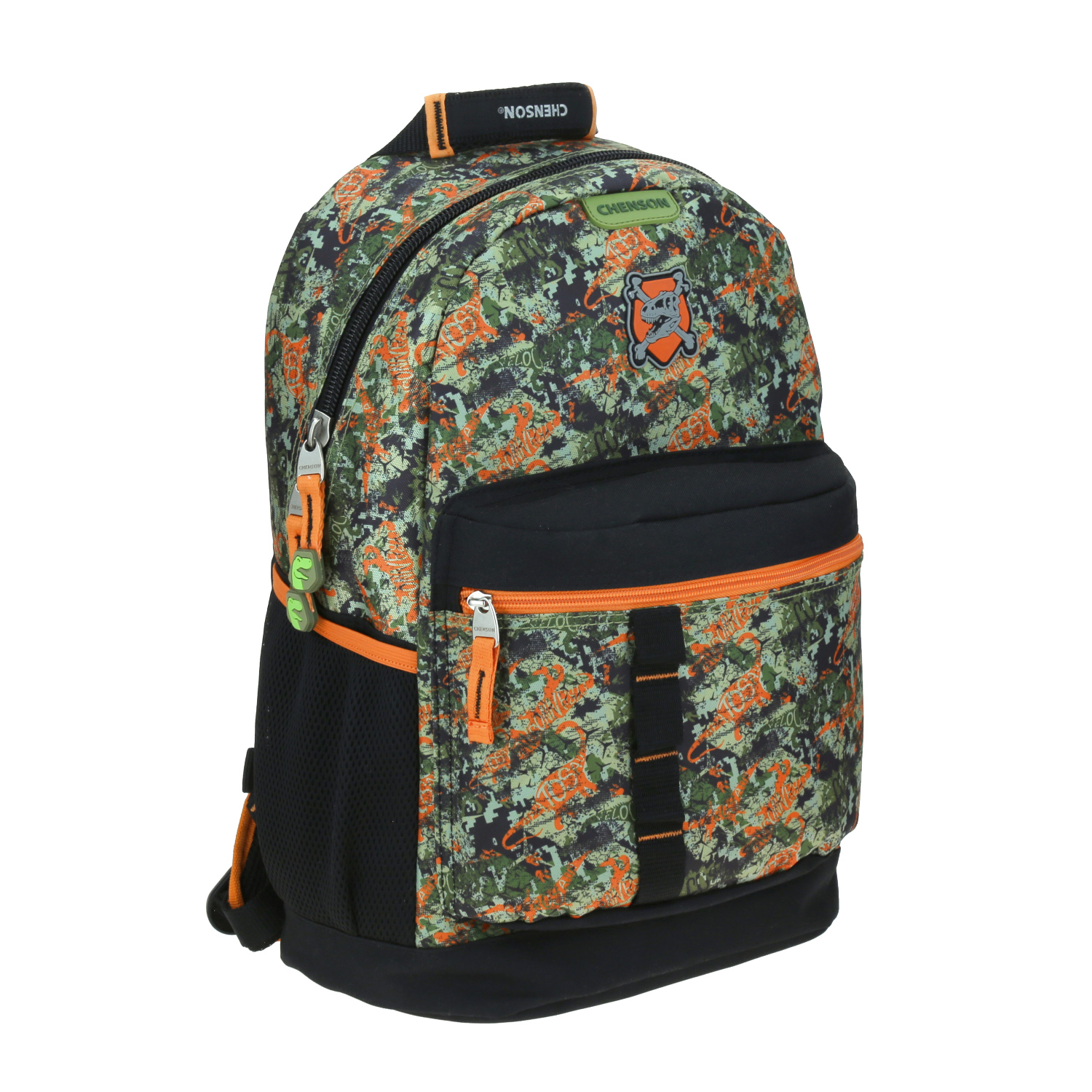 Mochila escolar Chenson Original verde con amplio compartimento - vista 2