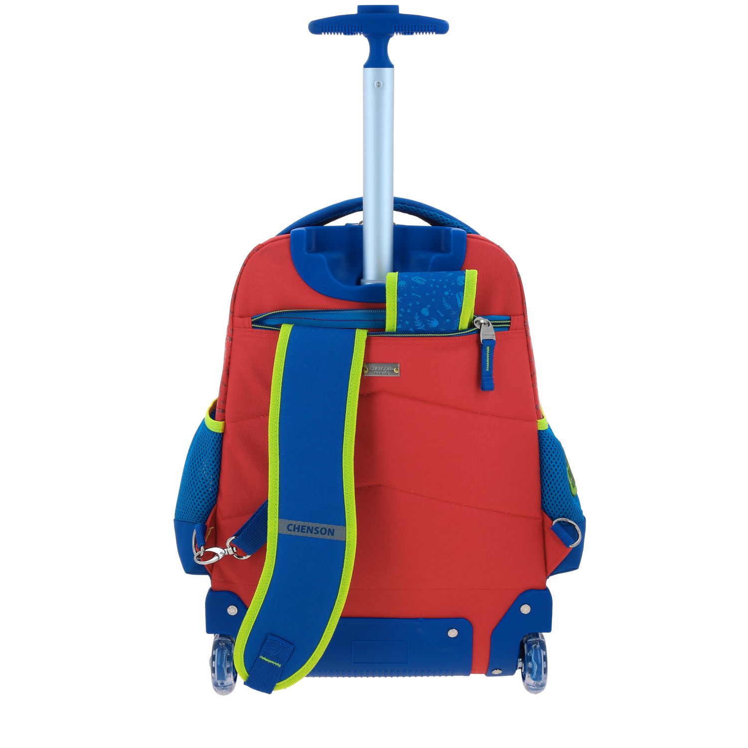 Mochila con Ruedas Chenson Original Roja para Primaria con Luces LED 4