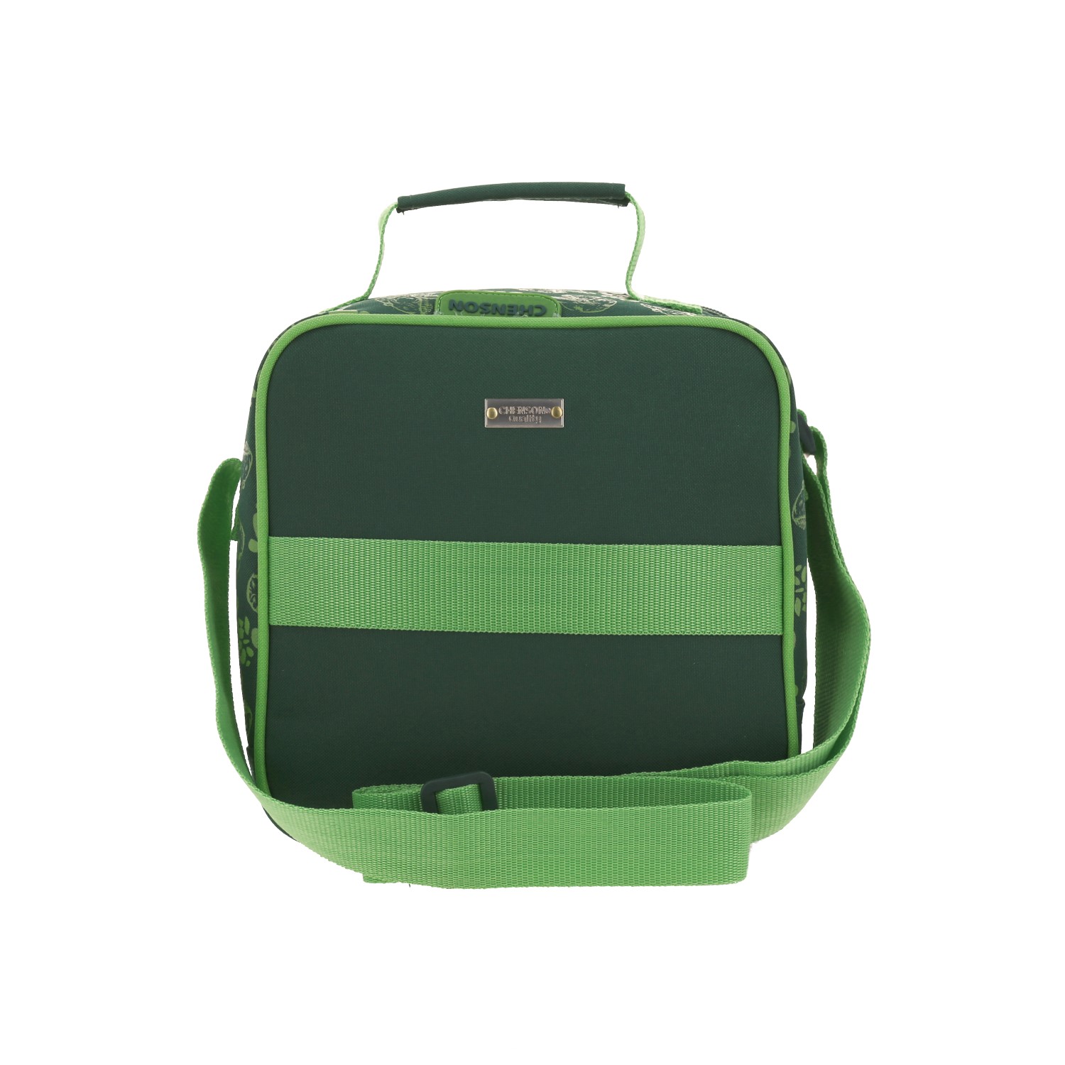 Lonchera escolar térmica Chenson Original verde con diseño práctico 4