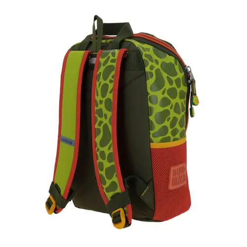 Mochila escolar Chenson Original verde con amplio compartimento 5