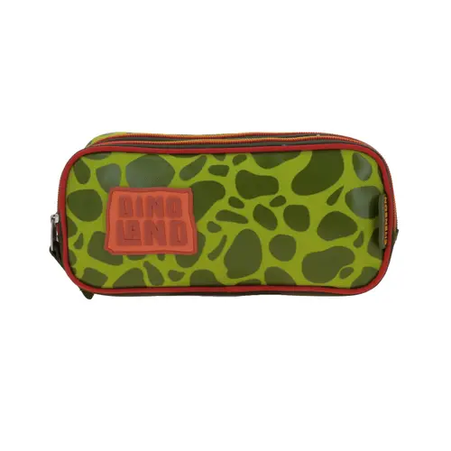 Lapicera Verde Chenson Original - Estuche Escolar Doble Compartimento