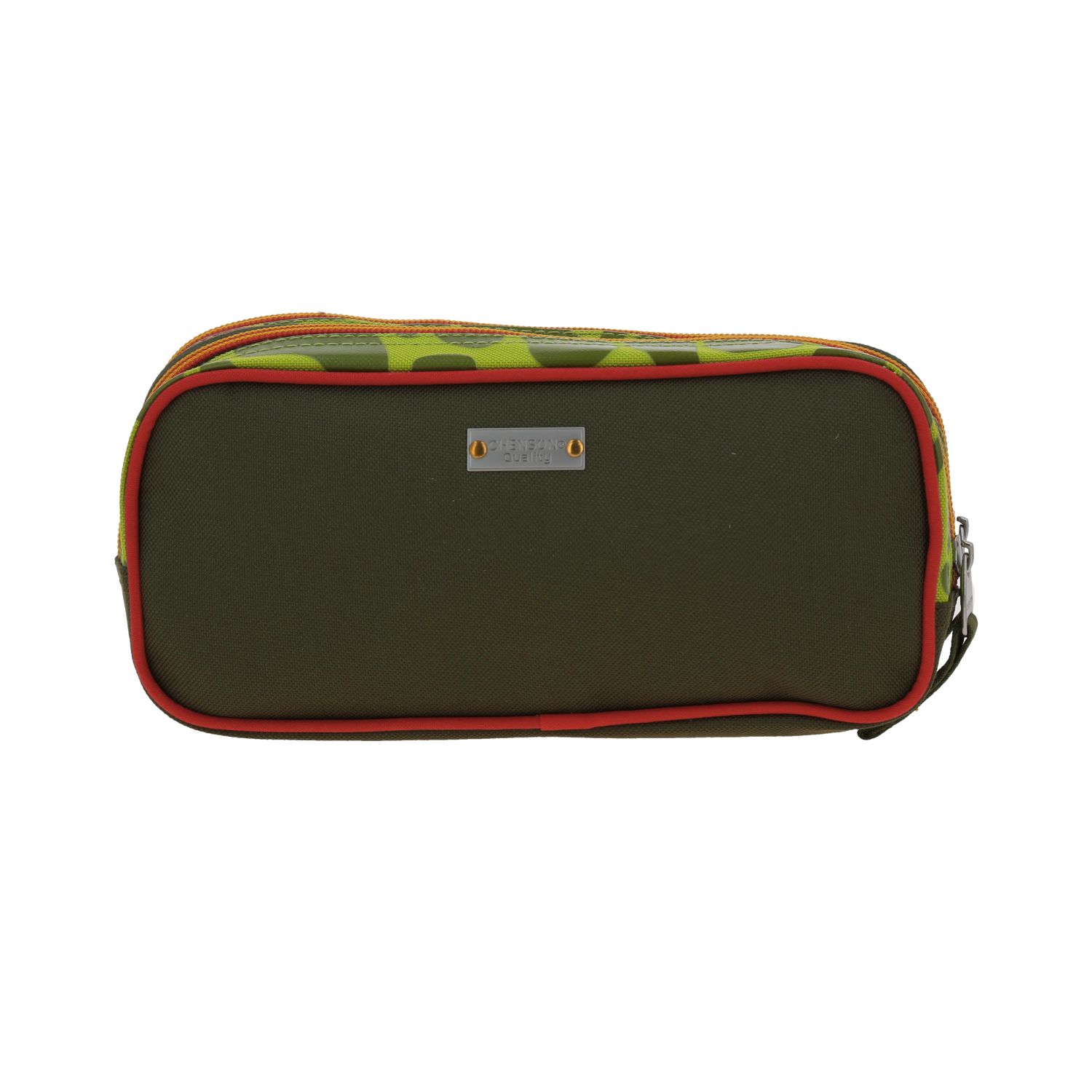 Lapicera Verde Chenson Original - Estuche Escolar Doble Compartimento 4