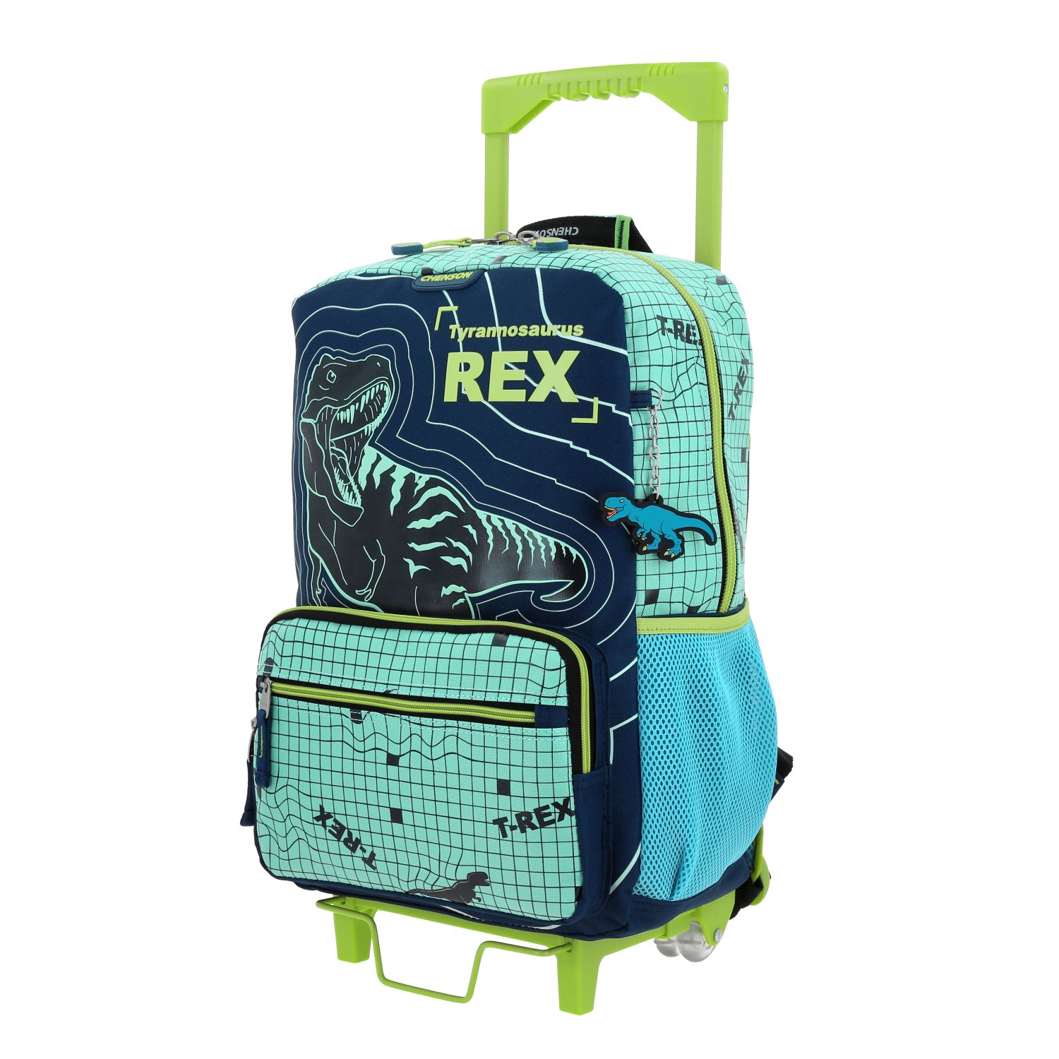 Mochila con ruedas Chenson Original Azul para primaria - Kit completo 3