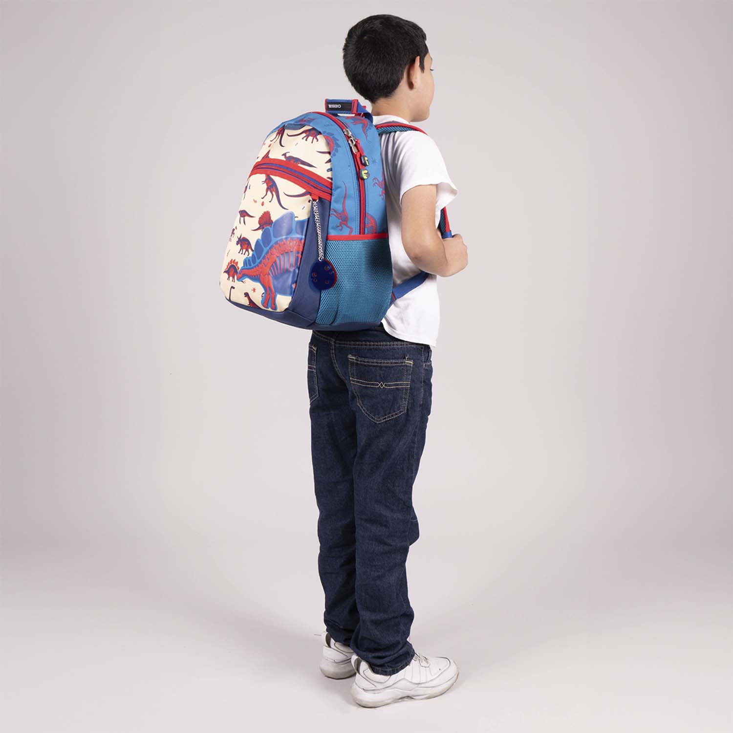 Mochila escolar Chenson Original azul con amplio compartimento - vista 2