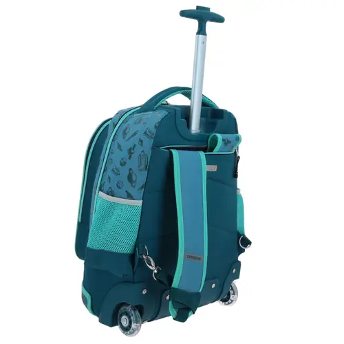 Mochila con Ruedas Chenson Original Azul para Primaria - Diseño Moderno 3