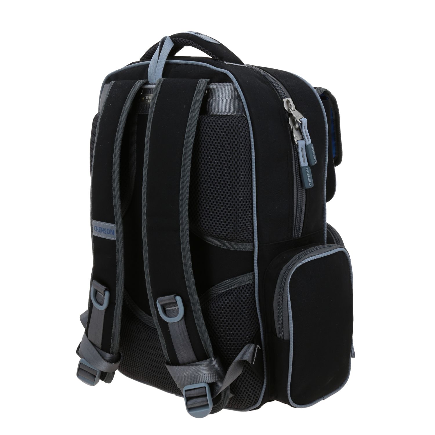 Mochila escolar Chenson Original negra con diseño funcional y moderno 5