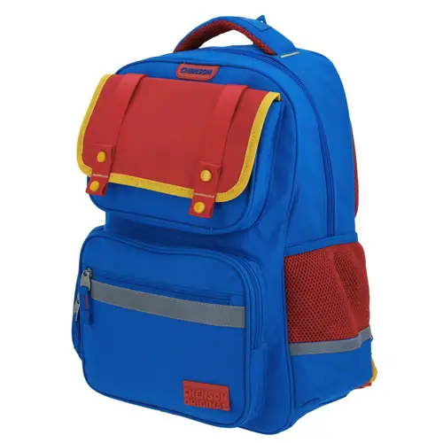 Mochila escolar Chenson Original azul con diseño moderno y amplio espacio 2