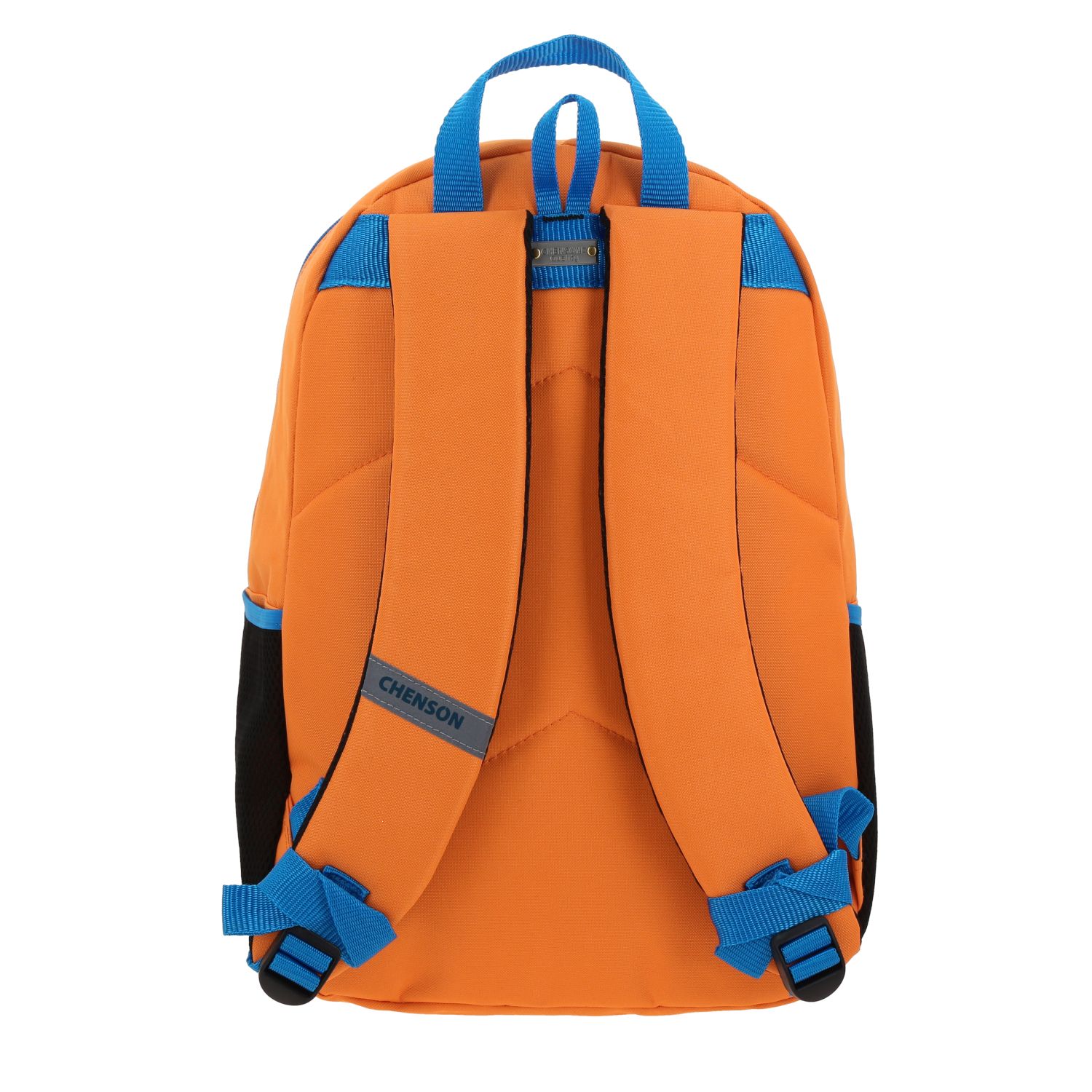 Mochila escolar Chenson Original naranja con diseño funcional y moderno 4