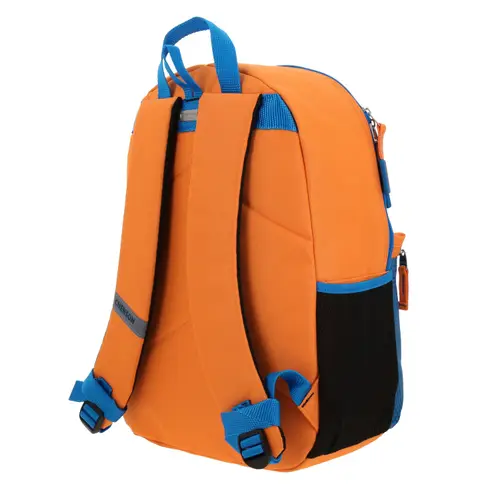 Mochila escolar Chenson Original naranja con diseño funcional y moderno 5
