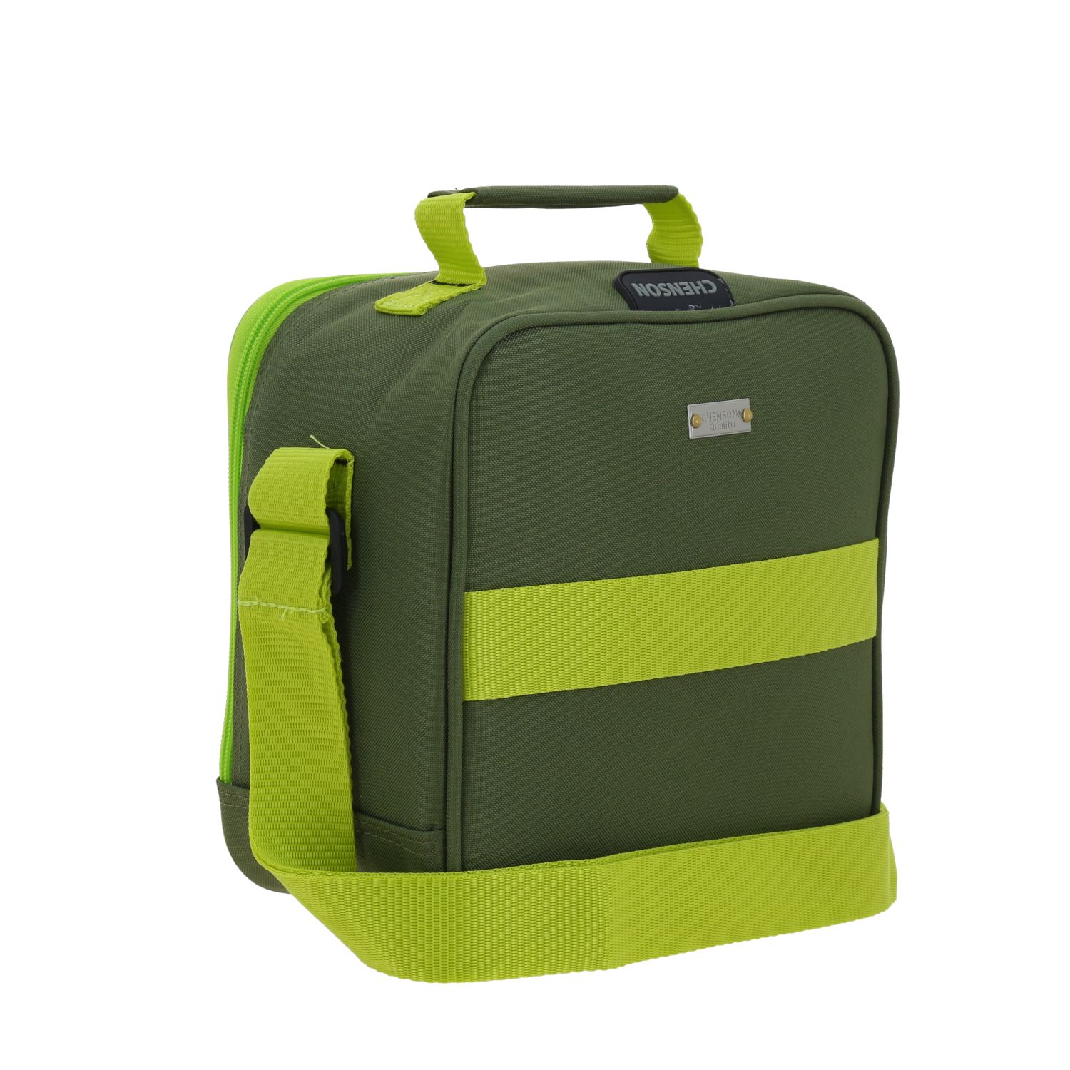 Lonchera escolar térmica Chenson Original verde seco - diseño práctico y funcional 3