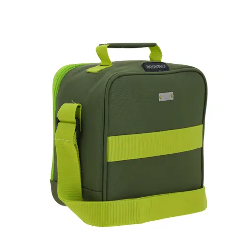 Lonchera escolar térmica Chenson Original verde seco - diseño práctico y funcional 3