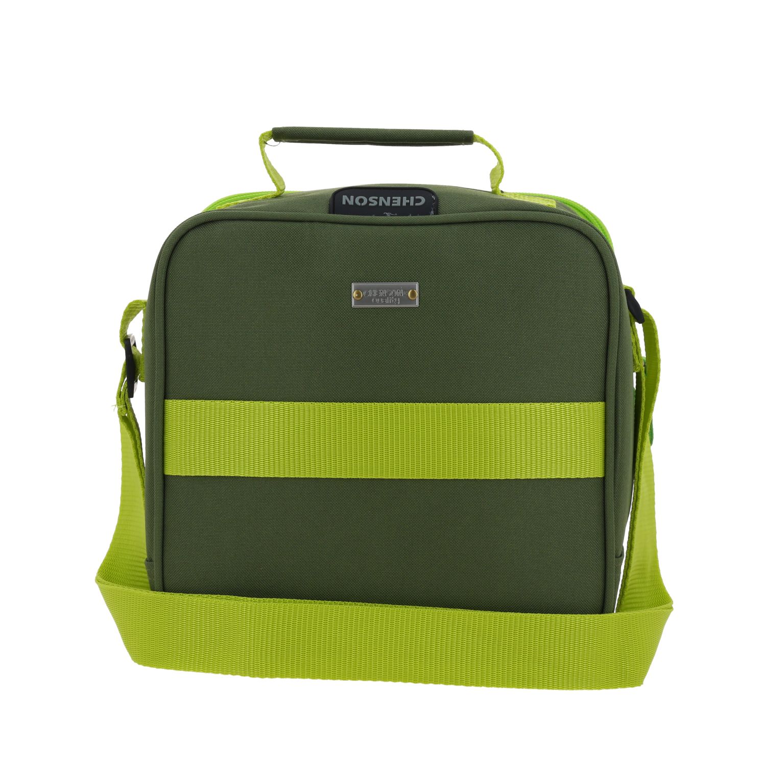 Lonchera escolar térmica Chenson Original verde seco - diseño práctico y funcional 4