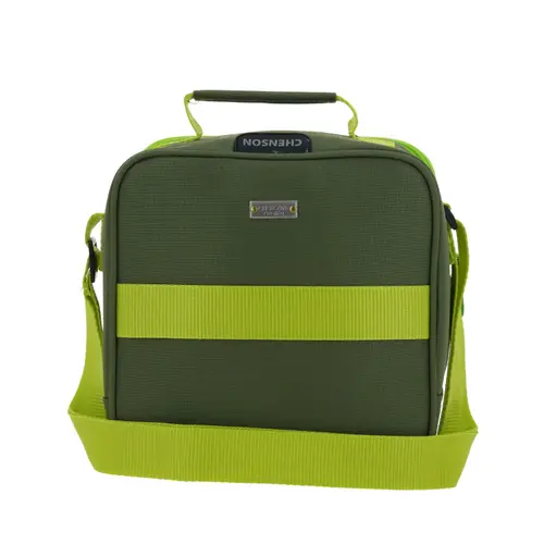 Lonchera escolar térmica Chenson Original verde seco - diseño práctico y funcional 4