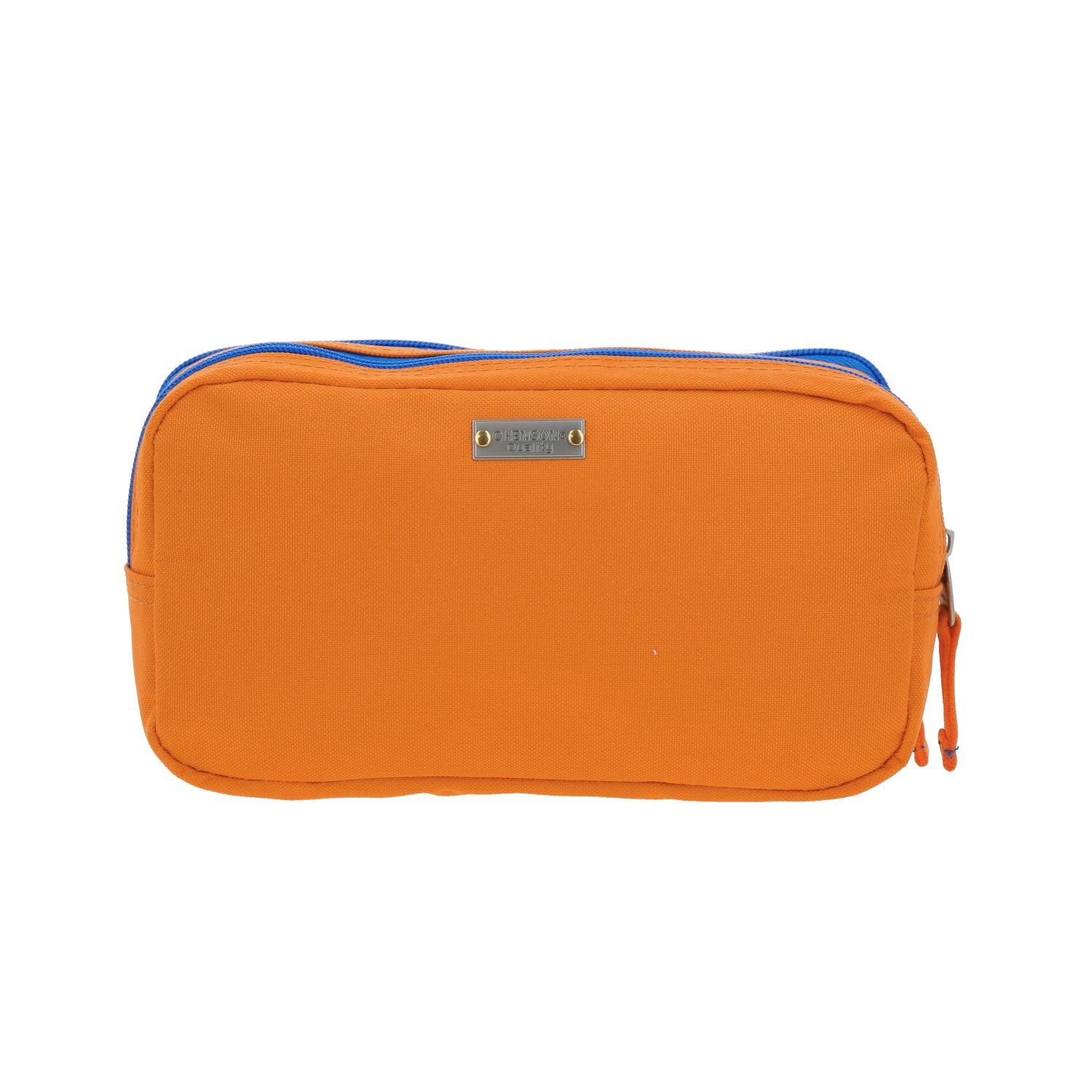 Lapicera escolar Chenson Original naranja con doble compartimento 4