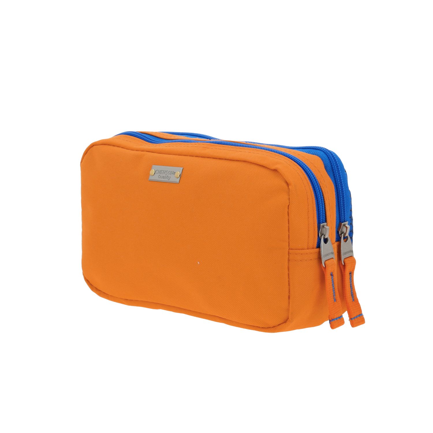 Lapicera escolar Chenson Original naranja con doble compartimento 5