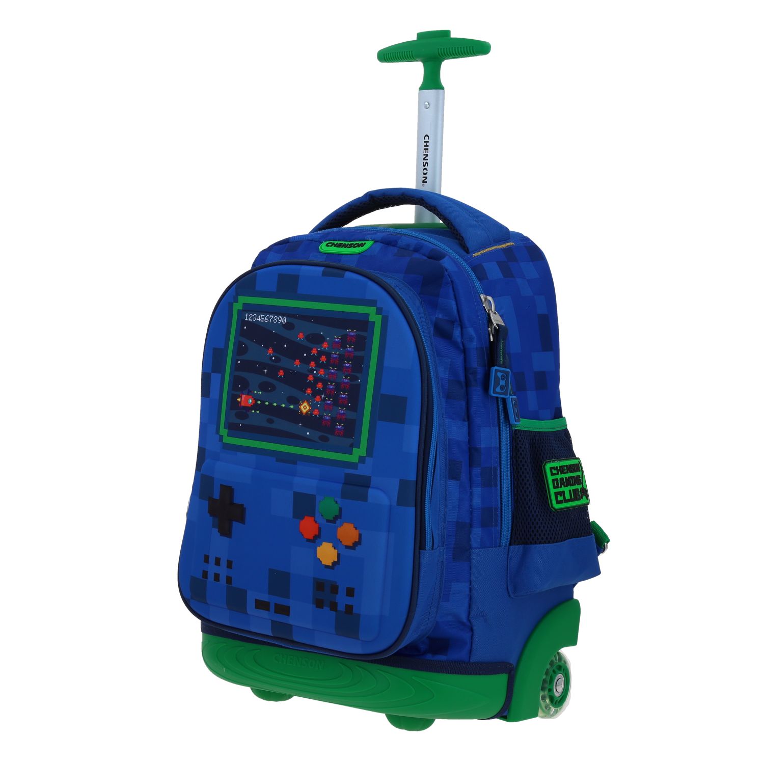 Mochila con Ruedas Chenson Original Azul para Primaria con Llanta LED 2